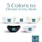 Posh Setting - Gold Glitter Plastic Serving Bowls for Party (8oz - 4 Pack) Square Bowls, Disposable Chip Bowls, Candy Bowls for Party Table, Salad Bowls for Party, Candy Containers for Candy Buffet